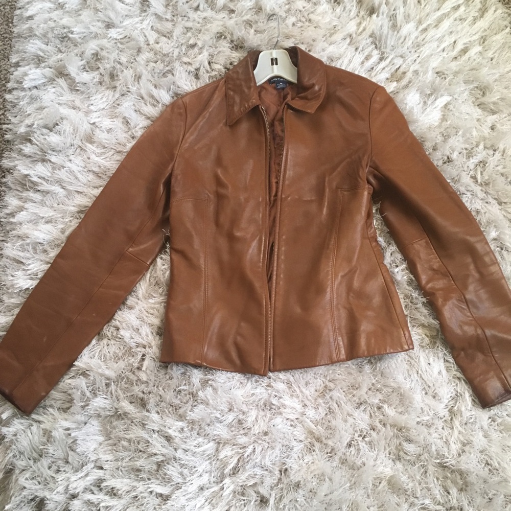 Ann Taylor Vintage Leather Jacket